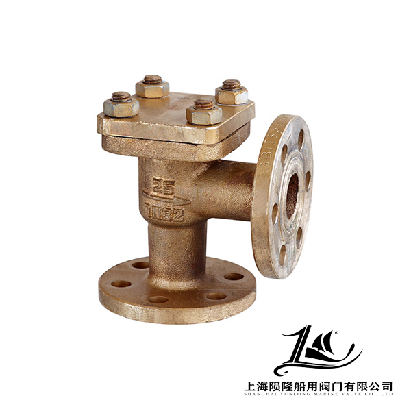 CB.T4014BJ法蘭直角青銅止回閥