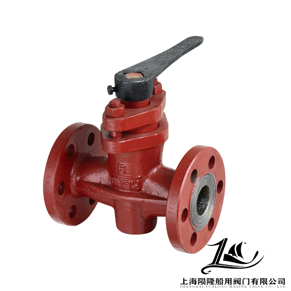 GB593-93 船用法蘭鑄鐵填料旋塞A